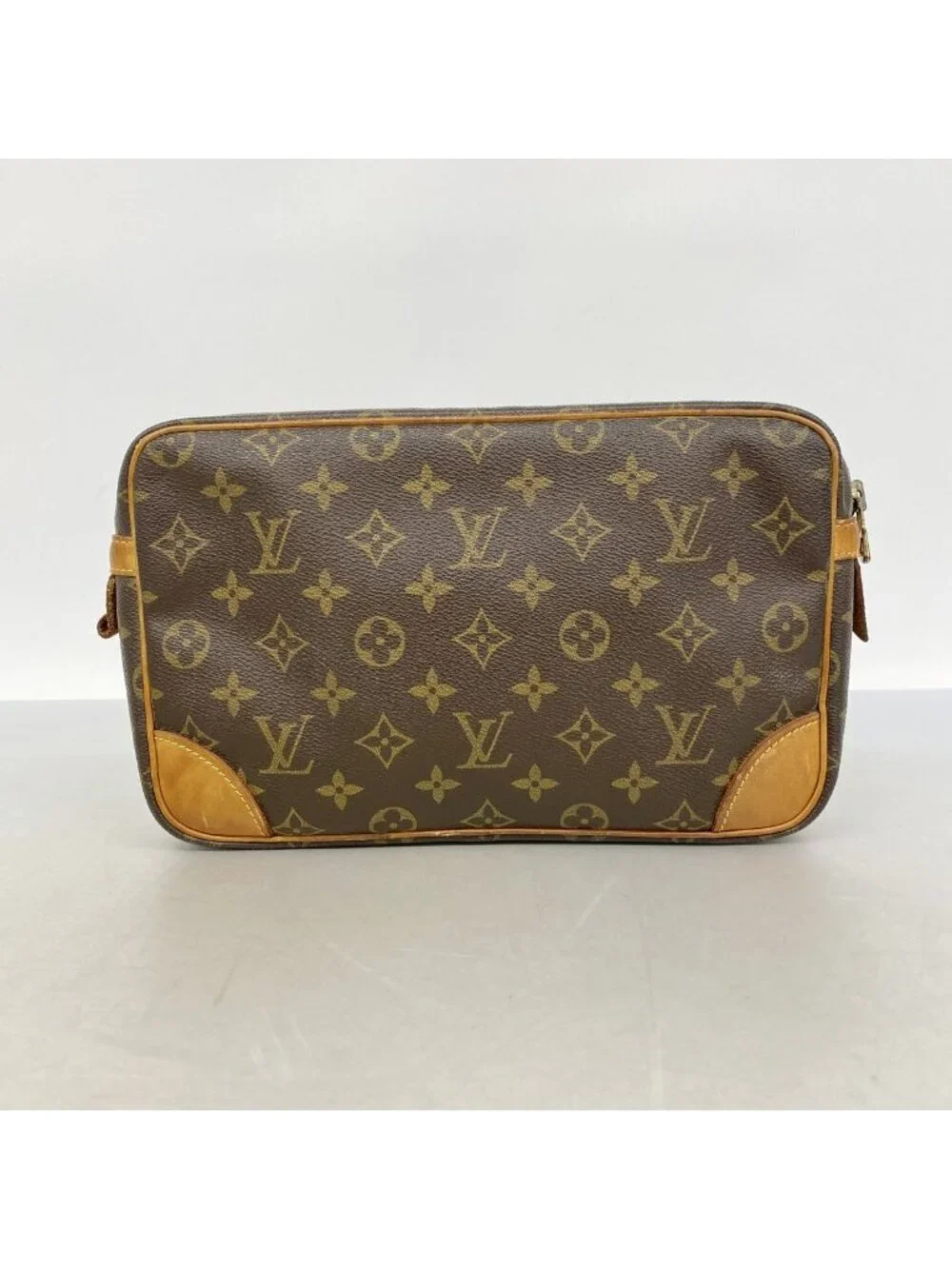 Louis Vuitton Clutch Monogram Compiegne 28 Brown